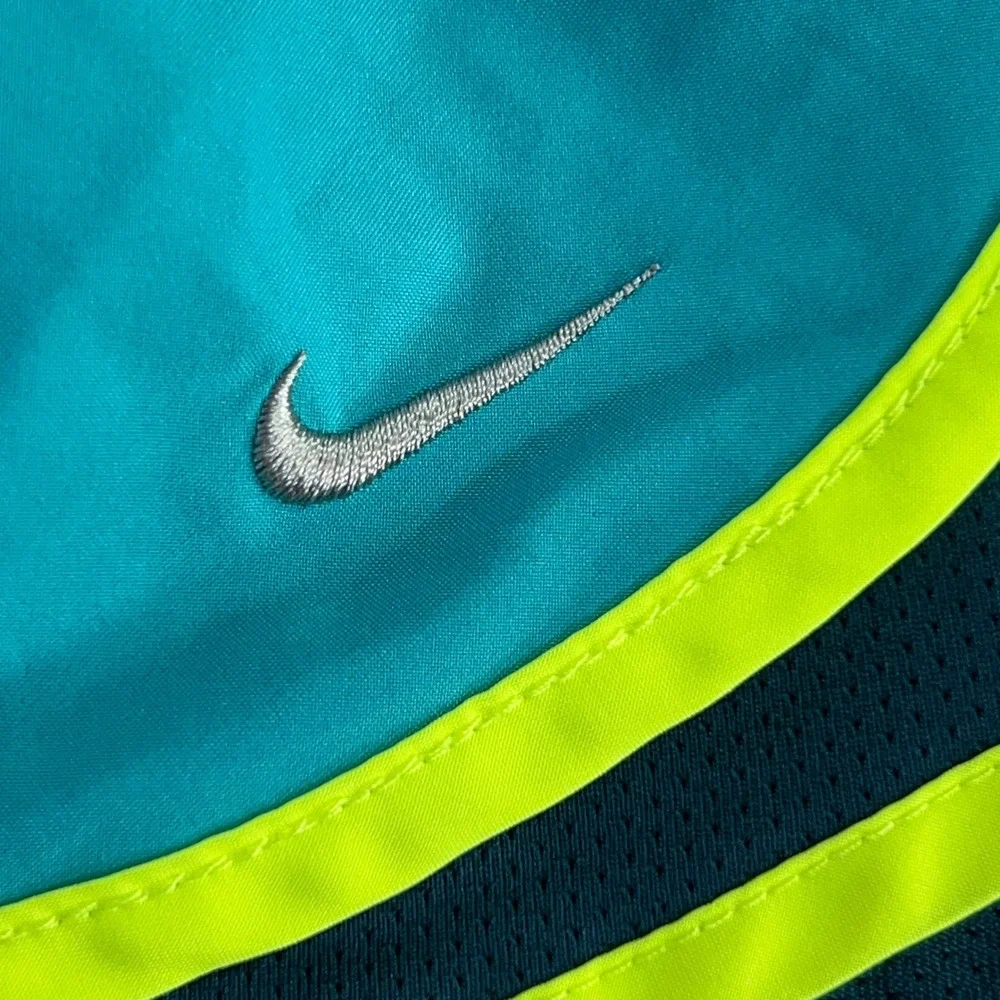 Nike Womens Medium Teal Blue Dri-FIT Tempo Track Running Shorts